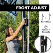 Lifetime 52-Inch Shatterproof Inground Basketball Hoop with Front Adjustment & Slam-It Rim – Model 90599-Outdoor Play