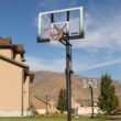 Lifetime 52-Inch Shatterproof Inground Basketball Hoop with Power Lift Adjustment & Slam-It Rim – Model 71281-Outdoor Play