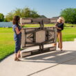 Lifetime 6-Foot W-Frame Desert Sand - HDPE Folding Picnic Table (60364)