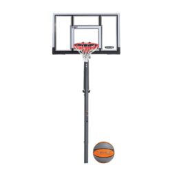 Lifetime 7.5ft. – 10ft. Adjustable Height 54” Shatterproof Outdoor Portable Basketball System (90962)
