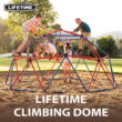 Lifetime Kid's Outdoor 5 ft. H x 10 ft. W Dome Climber, Red and Blue (101301)