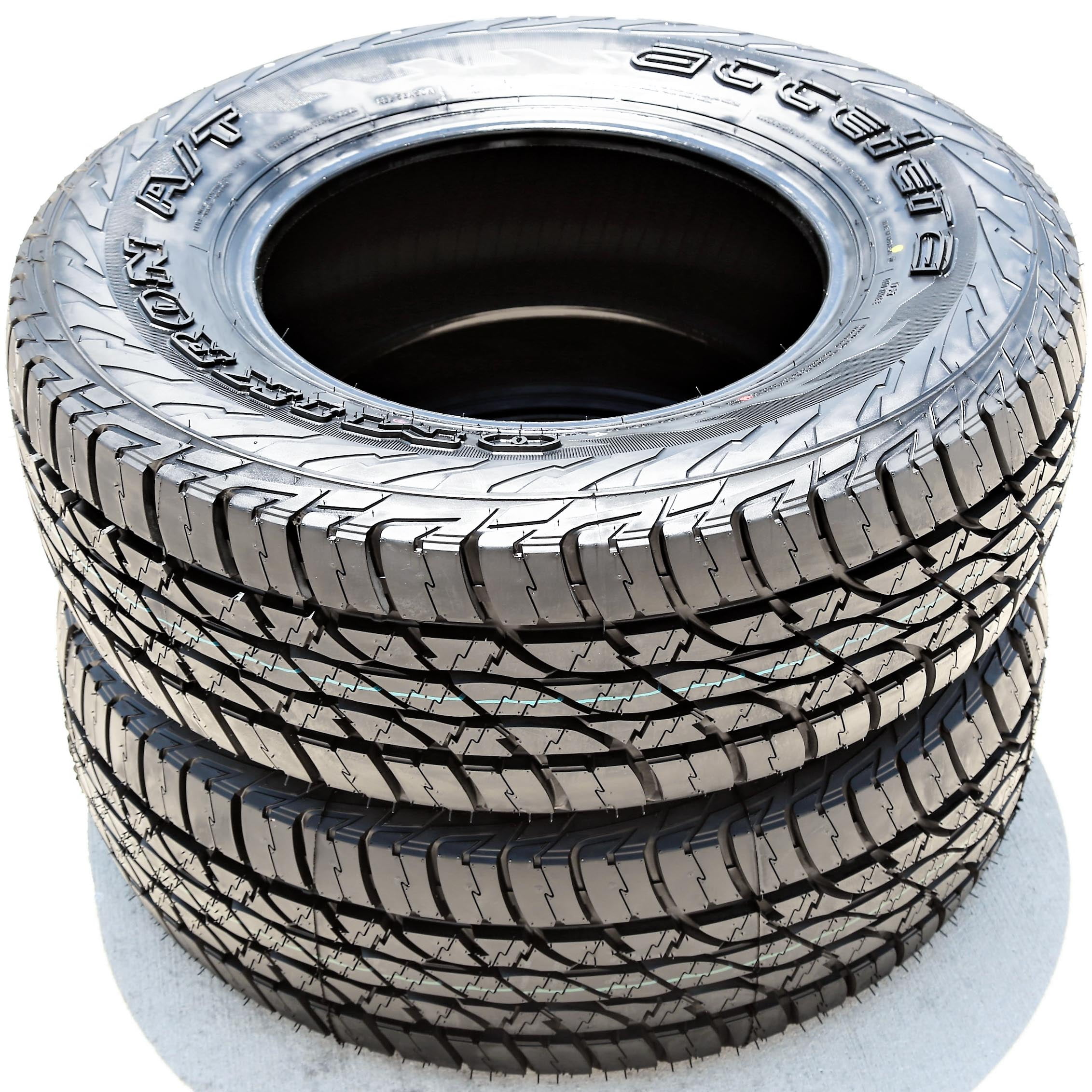 Set of 4 Accelera Omikron A/T 235/75R15 116/113Q E 10 Ply All Terrain Light Truck Tires Set of 4 Accelera Omikron A/T 235/75R15 116/113Q E 10 Ply All Terrain Light Truck Tires