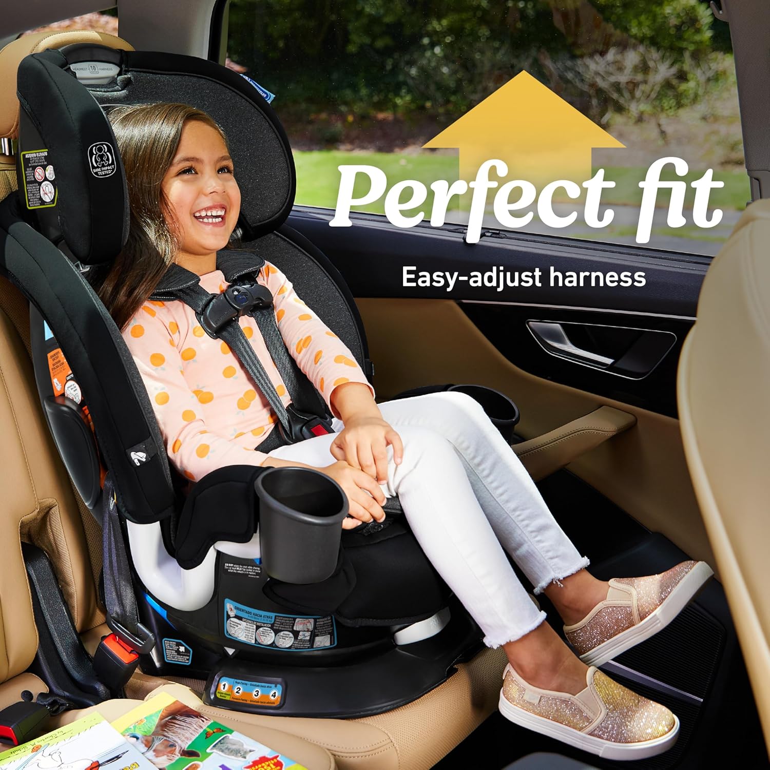 Graco Turn2Me 3-in-1 Rotating Convertible Car Seat, Cambridge, Featuring Headrest and Harness Adjust, Easy Installation and Steel Reinforced Frame Graco Turn2Me 3-in-1 Rotating Convertible Car Seat, Cambridge, Featuring Headrest and Harness Adjust, Easy Installation and Steel Reinforced Frame
