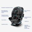 Graco Turn2Me 3-in-1 Rotating Convertible Car Seat, Manchester, Featuring Headrest and Harness Adjust, Easy Installation and Steel Reinforced Frame
