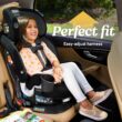 Graco Turn2Me 3-in-1 Rotating Convertible Car Seat, Manchester, Featuring Headrest and Harness Adjust, Easy Installation and Steel Reinforced Frame