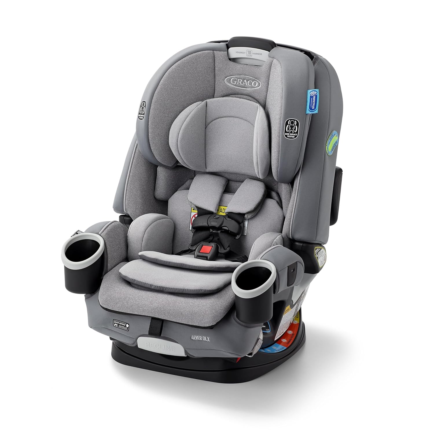 Graco 4Ever DLX 4-in-1 Car Seat, Charlie | Infant to Toddler Car Seat Graco 4Ever DLX 4-in-1 Car Seat, Charlie | Infant to Toddler Car Seat, with 10 Years of Use | Rear-Facing, Forward-Facing and Booster Modes | Safe, Comfortable and Convenient