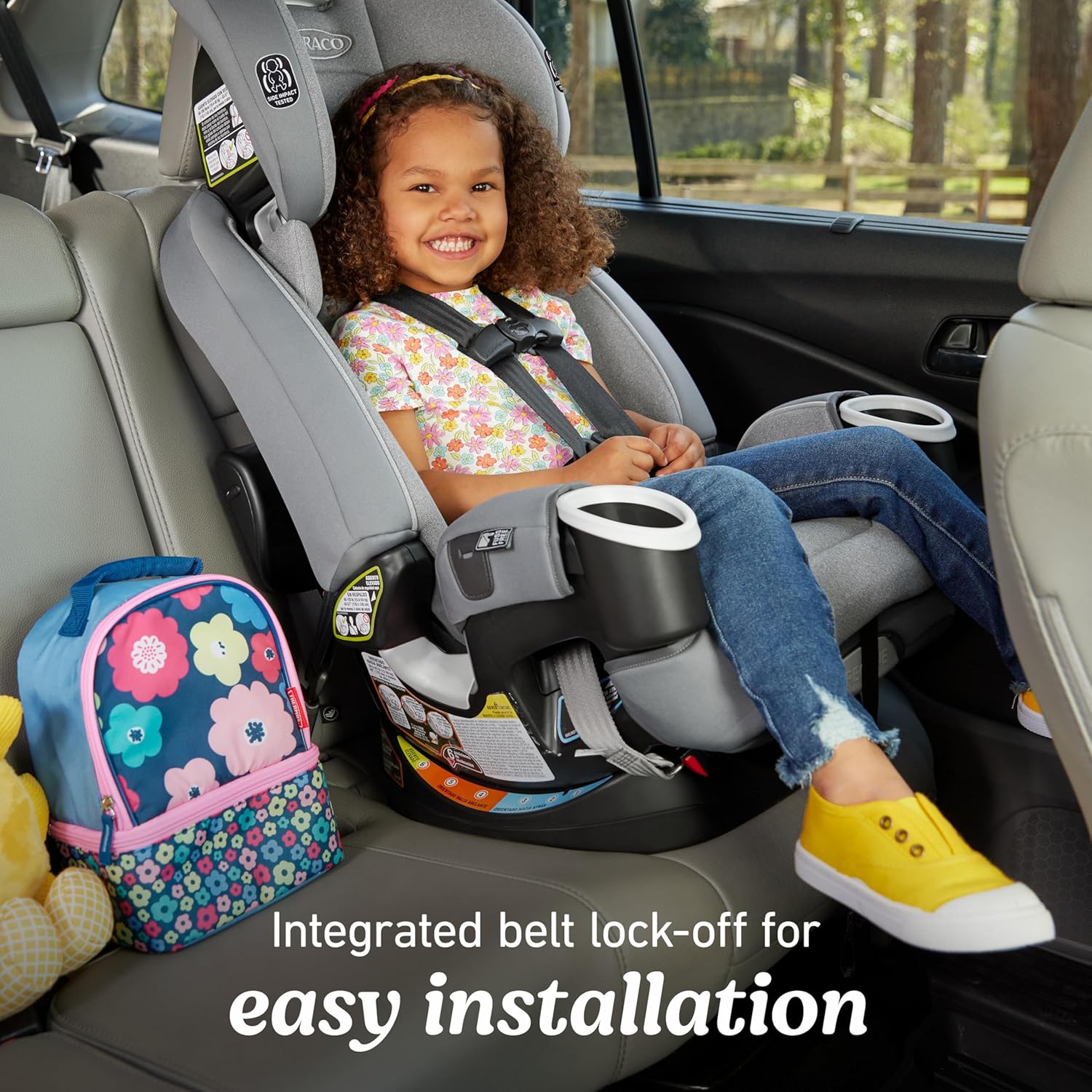 Graco 4Ever DLX 4-in-1 Car Seat, Charlie | Infant to Toddler Car Seat Graco 4Ever DLX 4-in-1 Car Seat, Charlie | Infant to Toddler Car Seat, with 10 Years of Use | Rear-Facing, Forward-Facing and Booster Modes | Safe, Comfortable and Convenient