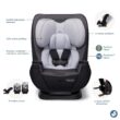 Maxi-COSI Pria All-in-One Convertible Car Seat, Infant to Toddler Car Seat, Easy-Install Harness, Machine-Washable Cover, 5-100 lbs, Blackened Pearl