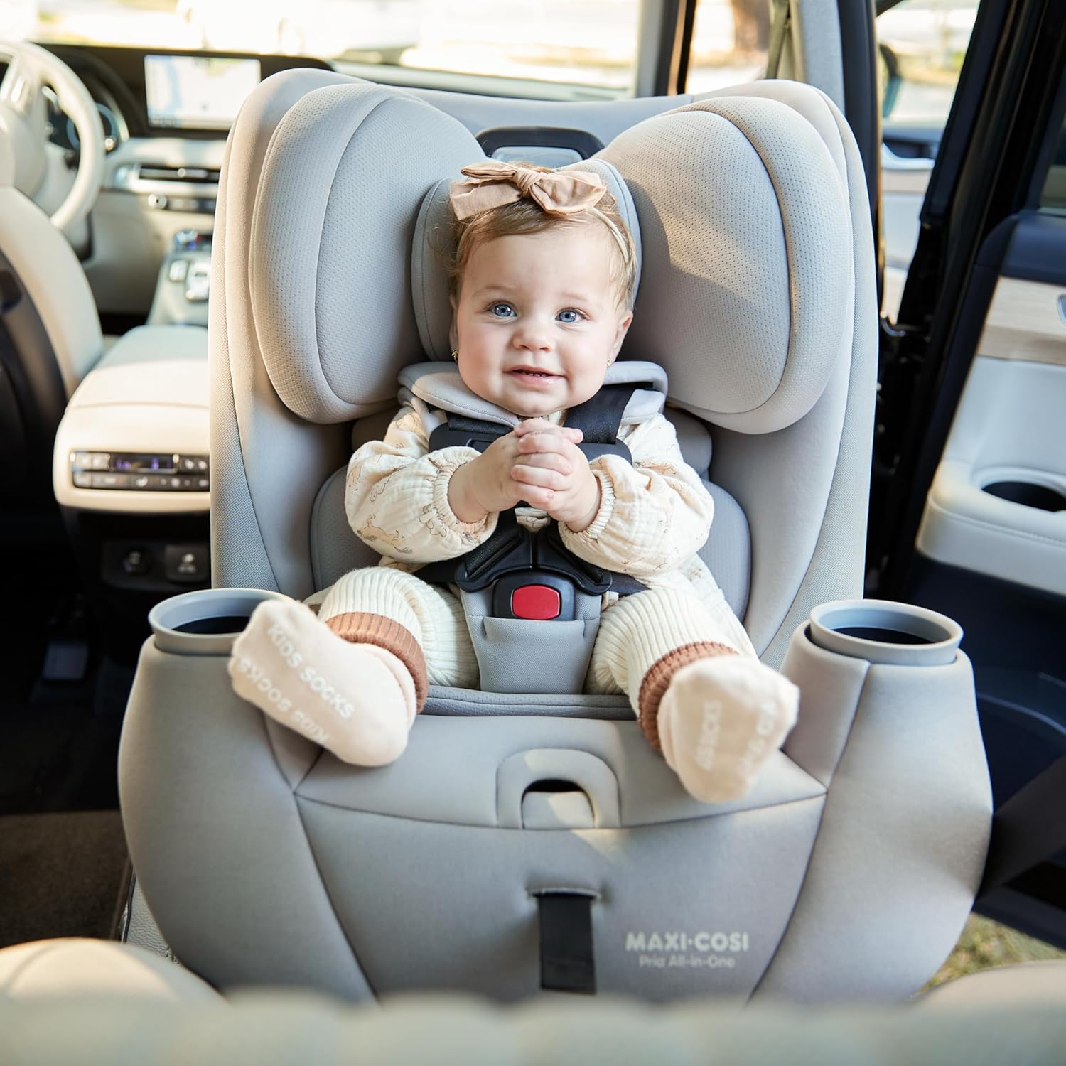 Maxi-COSI Pria All-in-One Convertible Car Seat, Infant to Toddler Car Seat, Easy-Install Harness, Machine-Washable Cover, 5-100 lbs, SeaDrift Maxi-COSI Pria All-in-One Convertible Car Seat, Infant to Toddler Car Seat, Easy-Install Harness, Machine-Washable Cover, 5-100 lbs, SeaDrift