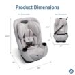 Maxi-COSI Pria All-in-One Convertible Car Seat, Infant to Toddler Car Seat, Easy-Install Harness, Machine-Washable Cover, 5-100 lbs, SeaDrift Maxi-COSI Pria All-in-One Convertible Car Seat, Infant to Toddler Car Seat, Easy-Install Harness, Machine-Washable Cover, 5-100 lbs, SeaDrift