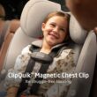 Maxi-Cosi Pria Max 3-in-1 Convertible Car Seat, Infant to Toddler Car Seat, ClipQuick Magnetic Chest Clip, Quick-Install Latch, Machine-Washable Cover, 5-100 lbs, Caspian Caviar