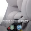 Maxi-Cosi Pria Max 3-in-1 Convertible Car Seat, Infant to Toddler Car Seat, ClipQuick Magnetic Chest Clip, Quick-Install Latch, Machine-Washable Cover, 5-100 lbs, Oyster Shell