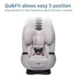 Maxi-Cosi Pria Max 3-in-1 Convertible Car Seat, Infant to Toddler Car Seat, ClipQuick Magnetic Chest Clip, Quick-Install Latch, Machine-Washable Cover, 5-100 lbs, Oyster Shell