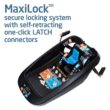 Maxi-Cosi's Mico Luxe+ Baby Car Seat: Infant Car Seat with Base and Versatile Baby Carrier Seat Functionality, Essential Black