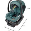 Maxi-Cosi's Mico Luxe+ Baby Car Seat: Infant Car Seat with Base and Versatile Baby Carrier Seat Functionality, Essential Green Maxi-Cosi's Mico Luxe+ Baby Car Seat: Infant Car Seat with Base and Versatile Baby Carrier Seat Functionality, Essential Green