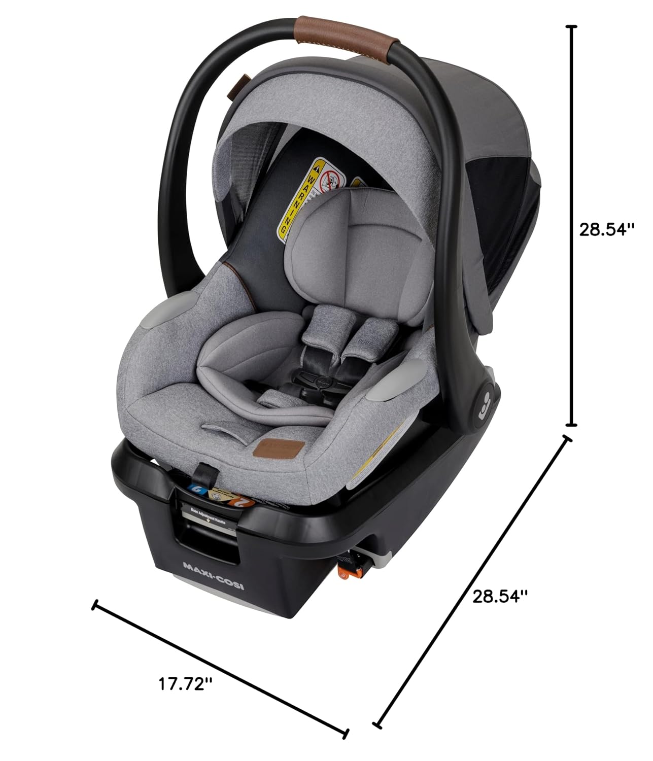 Maxi-Cosi's Mico Luxe+ Baby Car Seat: Infant Car Seat with Base and Versatile Baby Carrier Seat Functionality, Urban Wonder Maxi-Cosi's Mico Luxe+ Baby Car Seat: Infant Car Seat with Base and Versatile Baby Carrier Seat Functionality, Urban Wonder