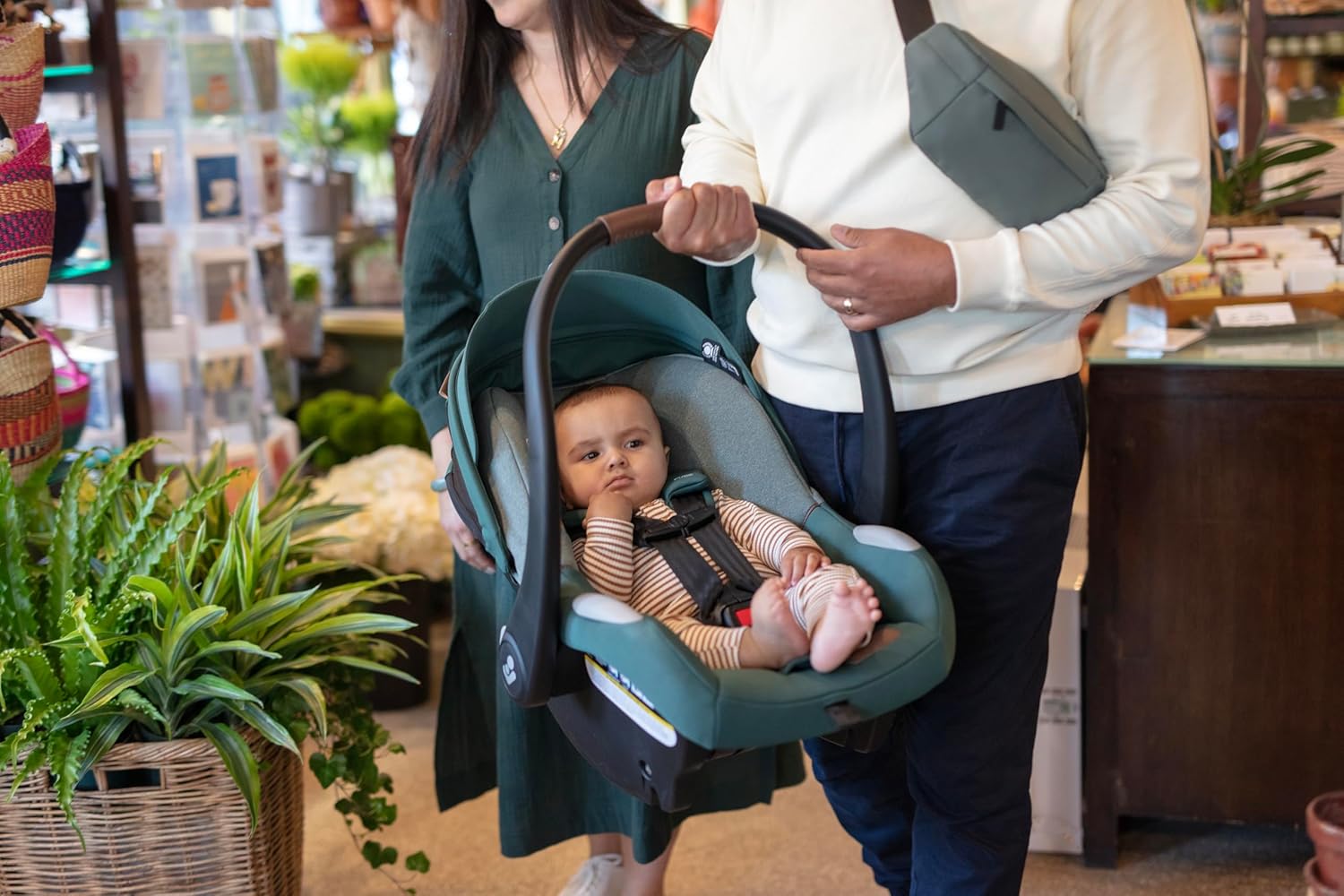 Maxi-Cosi's Mico Luxe+ Baby Car Seat: Infant Car Seat with Base and Versatile Baby Carrier Seat Functionality, Urban Wonder Maxi-Cosi's Mico Luxe+ Baby Car Seat: Infant Car Seat with Base and Versatile Baby Carrier Seat Functionality, Urban Wonder