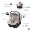 Maxi-Cosi Peri 180 Rotating Infant Car Seat, Baby Car Seat Rotating Carseat, Swivel Car Seat, Desert Wonder