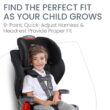 Britax Grow with You ClickTight Harness-2-Booster Car Seat, Cool Flow Gray