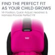 Britax Poplar Convertible Car Seat, 2-in-1 Car Seat with Slim 17-Inch Design, ClickTight Technology, Magenta Onyx