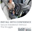 Britax Poplar Convertible Car Seat, 2-in-1 Car Seat with Slim 17-Inch Design, ClickTight Technology, Glacier Graphite
