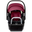 Britax Willow S Infant Car Seat with Alpine Base, ClickTight Technology, Rear Facing Car Seat with RightSize System, Ruby Onyx