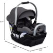 Britax Cypress Infant Car Seat, Rear Facing Car Seat with Alpine Base, ClickTight, Premium Fabrics, Ponte Stone