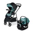 Britax Willow Brook S+ Baby Travel System, Infant Car Seat and Stroller Combo with Alpine Base, ClickTight Technology, SafeWash Insert and Cover, Jade Onyx