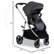 Britax Grove Modular Stroller, Lightweight Stroller with CozyFit Insert and Bumper Bar, 6 Ways to Ride, SafeWash, Pindot Stone Britax Grove Modular Stroller, Lightweight Stroller with CozyFit Insert and Bumper Bar, 6 Ways to Ride, SafeWash, Pindot Stone
