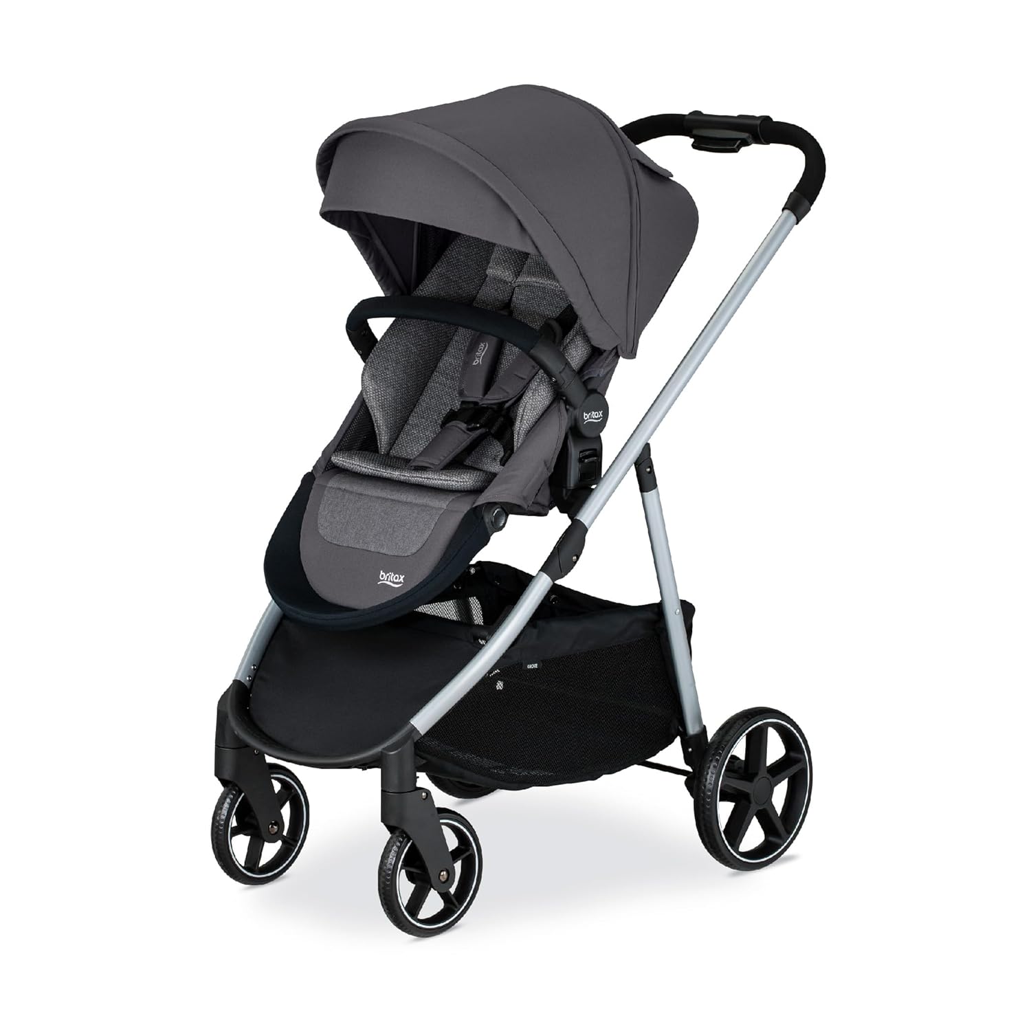 Britax Grove Modular Stroller, Lightweight Stroller with CozyFit Insert and Bumper Bar, 6 Ways to Ride, SafeWash, Pindot Stone Britax Grove Modular Stroller, Lightweight Stroller with CozyFit Insert and Bumper Bar, 6 Ways to Ride, SafeWash, Pindot Stone