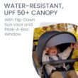 Britax Brook+ Modular Baby Stroller, Ultra-Lightweight Infant and Toddler Stroller with SafeWash Insert and 4 Ways to Stroll, Graphite Onyx
