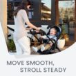 Britax Brook+ Modular Baby Stroller, Ultra-Lightweight Infant and Toddler Stroller with SafeWash Insert and 4 Ways to Stroll, Graphite Onyx