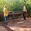 Lifetime 6 Foot Folding Polyethylene Picnic Table, Brown (60105)