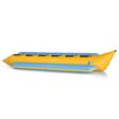 SereneLife Person Inflatable Banana Boat, Tough and Thick, Reinforced Seats and Foot Areas, 6 Riders