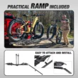 Young Electric Mate R Foldable Steel Hitch-Mount 2-Bike Rack, 200 lbs Capacity