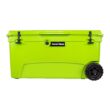 Original 110 Quart Ice Chest Heavy Duty High Performance Roto-Molded Commercial Grade Insulated Cooler with Wheels, Original Green