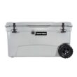 Original 110 Quart Ice Chest Heavy Duty High Performance Roto-Molded Commercial Grade Insulated Cooler with Wheels, Gray