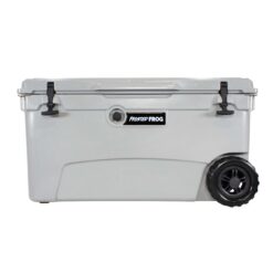 Original 110 Quart Ice Chest Heavy Duty High Performance Roto-Molded Commercial Grade Insulated Cooler with Wheels, Gray