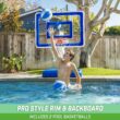 GoSports Splash Hoop ELITE Pool Hoop Basketball Game, Blue