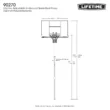 Lifetime Adjustable In-Ground Basketball Hoop (52-Inch Polycarbonate) - 90270