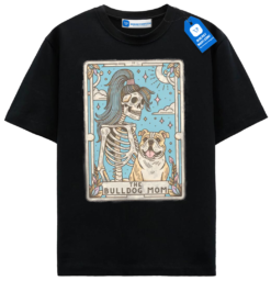 American Bulldog Mom Tarot Card T Shirt, Gift For Bulldog Mama