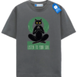 Black Cat Yoga Tee, Cat Lovers Tee
