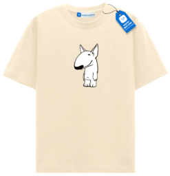 Bull Terrier Minimalist T Shirt, Simple Tee For Dog Mom, Dog Dad