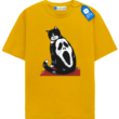Cat With Ghostly Print Tee, Halloween Cat T Shirt