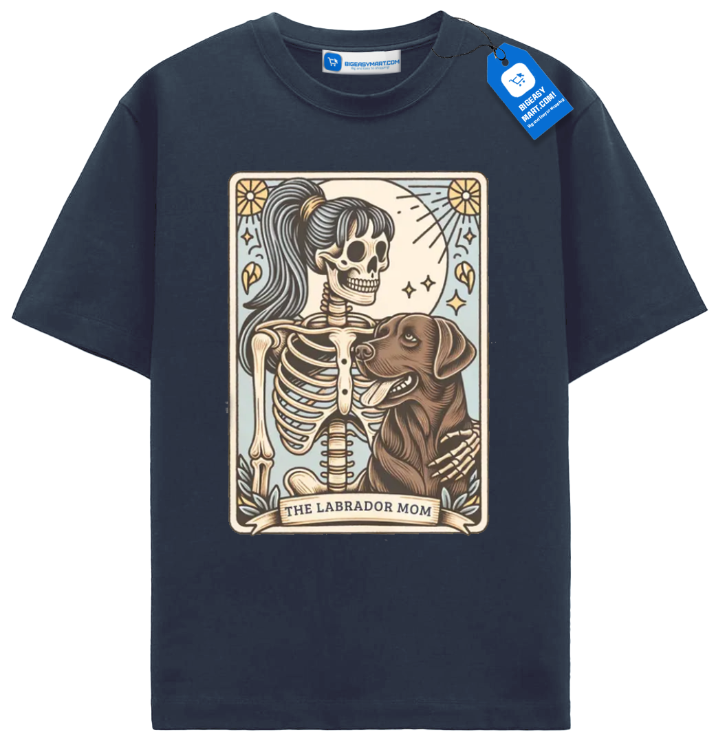 Chocolate Lab Mom Tarot Card T Shirt, Gift For Lab Dog Mama Chocolate Lab Mom Tarot Card T Shirt, Gift For Lab Dog Mama - Image 6