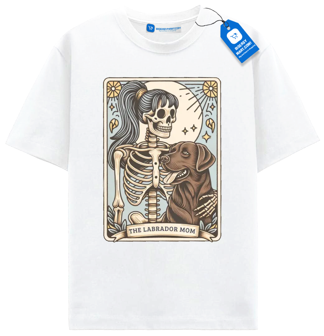 Chocolate Lab Mom Tarot Card T Shirt, Gift For Lab Dog Mama Chocolate Lab Mom Tarot Card T Shirt, Gift For Lab Dog Mama - Image 8