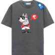 Cool Bull Terrier T Shirt, Funny Cartoon Dog Lover Tee, Stylish Bull Terrier Shirt