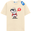 Cool Bull Terrier T Shirt, Funny Cartoon Dog Lover Tee, Stylish Bull Terrier Shirt