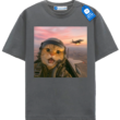 Cool Cat Aviator Tee, Funny Pilot Cat Shirt, Cat Lover T Shirt, Fighter Jet Meme Tee Gift