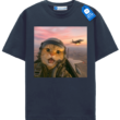 Cool Cat Aviator Tee, Funny Pilot Cat Shirt, Cat Lover T Shirt, Fighter Jet Meme Tee Gift